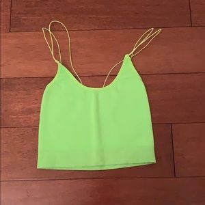 lime green Urban Outfitters tank